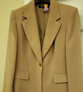 Kasper tan suit jacket